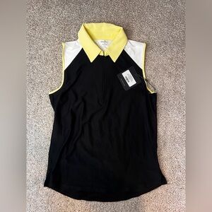 Belyn Key Black, White, and Yellow Tank Top- women’s XS- NEW